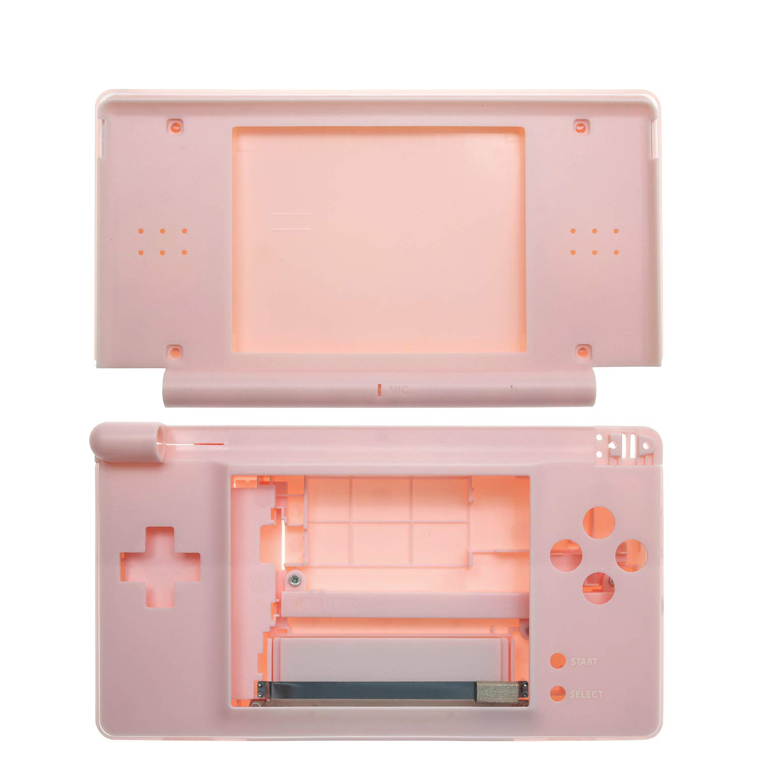 OSTENT Full Repair Parts Replacement Housing Shell Case Kit for Nintendo DS Lite NDSL Color Pink