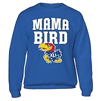 Kansas Jayhawks Sweatshirt - Mama Bird - Crewneck Sweatshirt/Royal / 2XL