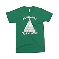 Threadrock Men's Oh Quarantine Christmas Tree T-Shirt