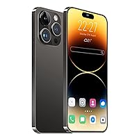 l14 Pro Max Unlocked Phone, 6+256GB Android 13.0 Cell Phone, 6.7 inch FHD Screen Smartphone, 6800mAh Large Battery, 64MP Camera, Dual SIM/Face ID/GPS 5G Phone, Black