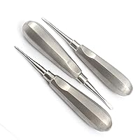 Dental Elevator Straight Root TIP 2MM, 3MM, 4MM Tooth Extraction 3 Pieces Instruments ODM