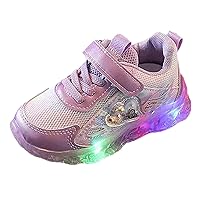 1 Year Old Girl Shoes Light Up Shoes for Girls Toddler Led Walking Girls Kids Children Baby Kid Shoes Wide