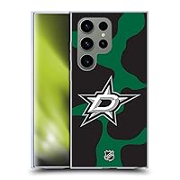 Head Case Designs Officially Licensed NHL Cow Pattern Dallas Stars Soft Gel Case Compatible with Samsung Galaxy S24 Ultra 5G
