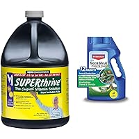 SUPERthrive Plant Vitamin Solution (1 Gallon) + BioAdvanced 12 Month Tree and Shrub Protect and Feed (4 lb) Bundle