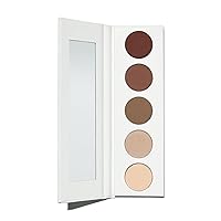 Well People Power Palette Eyeshadow, Five Long-wear, Hyper-pigmented Matte & Shimmer Shades For Intense Color, Vegan & Cruelty-free, Taupe