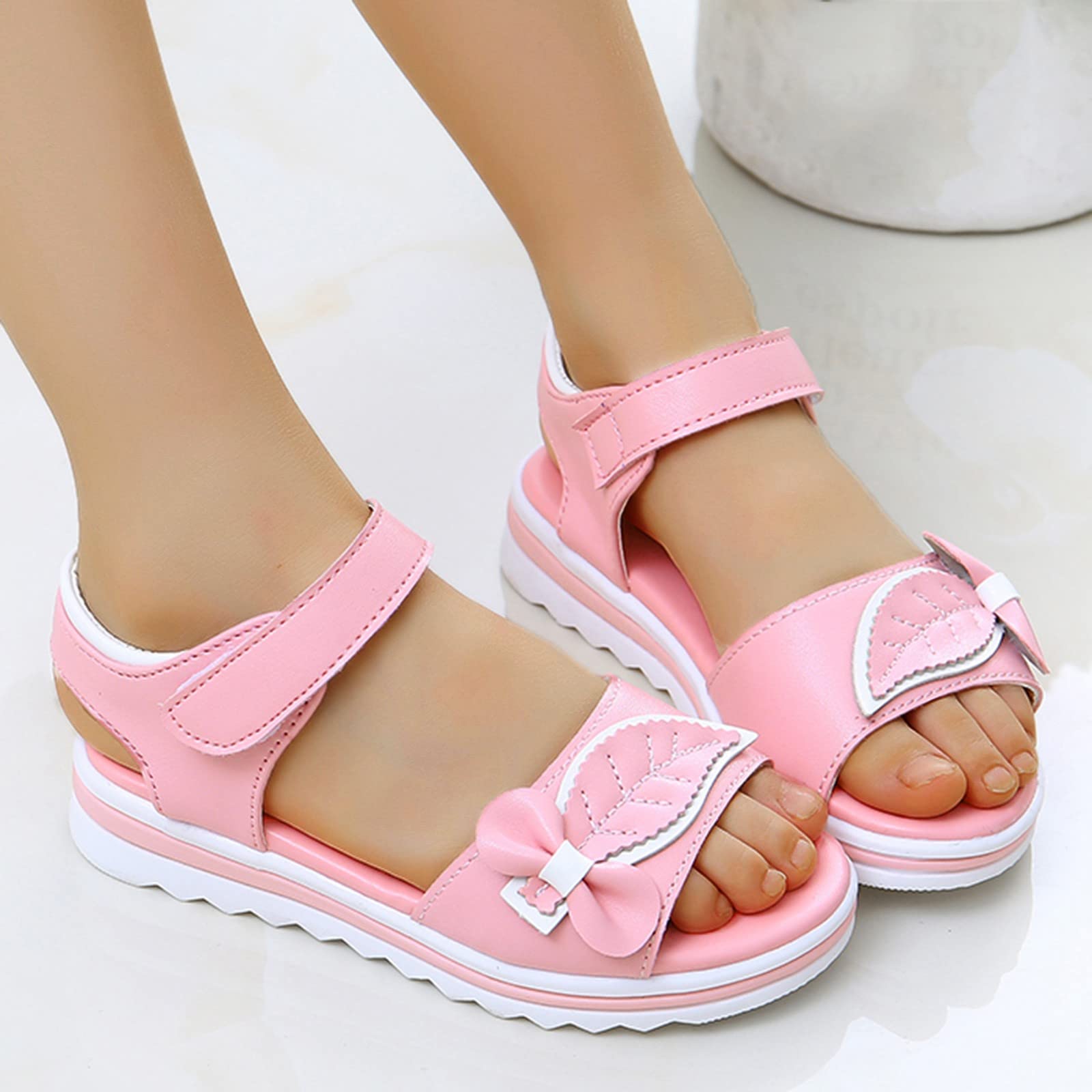 Girl Flip Flops Children Shoes Fashion Flower Thick Sole Sandals Soft Sole Comfortable Princess Sandals Girls en Sandals