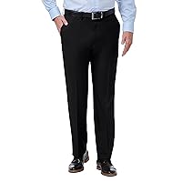 Mens Premium Comfort Classic Fit Flat Front Dress Pants - Regular and Big and Tall Sizes