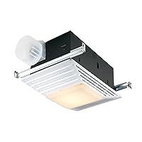 Broan-NuTone 696 Ceiling Exhaust Light for Bathroom and Home, 100-Watts, 100 Ventilation Fan, 4
