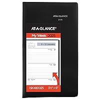 AT-A-GLANCE 2025 Planner, Weekly, 3-1/2