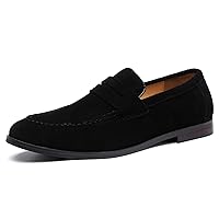 Mens Driving Moccasins Penny Slip On Loafers Classic Comfortable Casual Driving Shoes Boat Shoes for Men