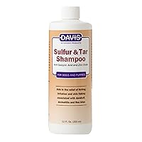 Davis Manufacturing Sulfur Tar Shampoo for Pets, 12 oz (Pack of 1), STS12