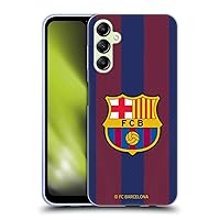 Head Case Designs Officially Licensed FC Barcelona Home 2023/24 Crest Kit Soft Gel Case Compatible with Samsung Galaxy A14 5G