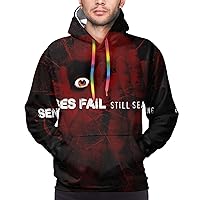 Senses Fail Hoodie Mens Cotton Casual Long Sleeve Pullover Hooded Tops