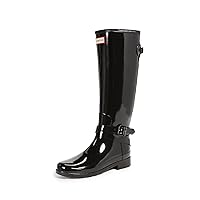 Hunter Womens Refined Back Adjustable Tall Rubber Boots