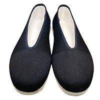 Classic Round Style Welt Handmade Chinese Traditional Cotton Cloth Kung Fu Shoes for Male