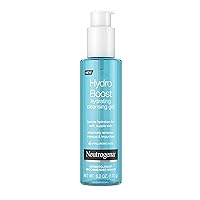 Hydro Boost Lightweight Hydrating Facial Cleansing Gel for Sensitive Skin, Gentle Face Wash & Makeup Remover with Hyaluronic Acid, Hypoallergenic & Non Comedogenic, 6 oz