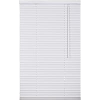 Comfy Hour Home Décor Collection, Aluminum Magnetic Mini Blinds for Window, Window Blinds for Home Decoration, Door Blinds, Blinds and Shades, Light Filtering, White, 25