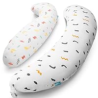 BYRIVER Pregnancy Pillow and Kids Body Pillow Bundle