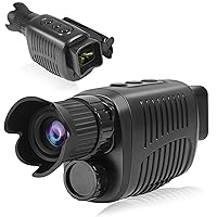R7 Digital Night Vision Monocular,Night Vision Monocular Goggles,Full High Definition 1080p Sensor,Travel Infrared Monoculars Save Photos & Videos for Hunting