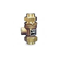 WATTS WATER TECHNOLOGIES 9D-M2-3/4 Brass Body, 3/4IN Connections Threaded, Series 9D, with Atmospheric Vent, 1/2IN Vent, Stainless Steel Internal Parts, 175PSI, BACKFLOW Preventer