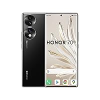 Honor 70 Dual-SIM 128GB ROM + 8GB RAM (GSM | CDMA) Factory Unlocked 5G Smartphone (Midnight Black) - International Version
