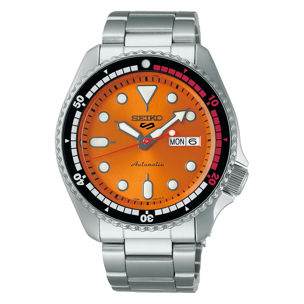 SEIKO 5 Sports Orange Automatic Watch Customize Campaign Limited Edition SRPK07