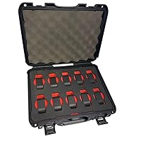 10 Watch Case & Foam Insert (Red Foam)