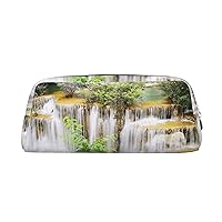 Pencil Case Pencil Pouch Pen Bag Waterfall Printed Stationery Organizer With Zipper Pencil Pen Case Cosmetic Bag For Office Travel Coin Pouch One Size