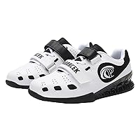 Weightlifting Shoes for Men Women, Deadlift Powerlifting Trainers Wear-Resistant Squat Bodybuilding Footwear for Training Exercise Fitness