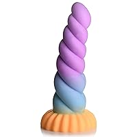 Mystique Silicone Unipeg Dildo Adult Sex Toy, Ages 18+, Hands-Free Suction Cup, Sex Harness Compatible Adult Product For Women, Men & Adult Couples, Over 7 Inches Insertable Length
