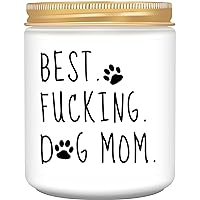 Dog Mom Gifts for Women,Dog Mom Gifts, Best Gifts for Dog Owners&Pet Lovers for Birthday Valentines Day Anniversary Mothers Day Christmas Gifts for Dog Mom - 9 Oz Lavender Scented Candles Gifts