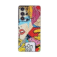 Mighty Skins Carbon Fiber Skin Compatible with Samsung Galaxy S21 Ultra - Cartoon Mania | Protective, Durable Textured Carbon Fiber Finish | Easy to Apply | Made in The USA,CF-SAGS21UL-Cartoon Mania