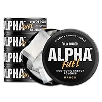 Fully Loaded Alpha Fuel Nootropic Pouches (Mango Fuel) - 5 cans