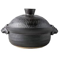 mdlian Ceramic casserole stew pot creative cover braised rice pot household soup gas porridge casserole