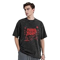 Morbid Angel T-Shirts Men Women Summer Vintage Loose Printed Cotton Crew Neck Short Sleeves T Shirt Workout Shirt
