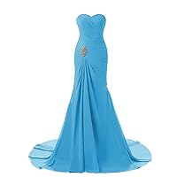 Women's Mermaid Long Prom Ball Gown