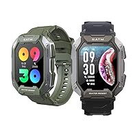 Smart Watches for Men Women, Activing Fitness Tracker with Heart Rate Blood Oxygen Monitoring 5ATM Waterproof 1.71 inch Full Touch Screen Smart Watch Compatible for iOS Android