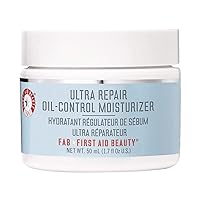 First Aid Beauty Ultra Repair Oil Control Moisturizer – Oil-Free, Lightweight Mattifying Cream – 1.7 oz.