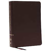 NKJV, Interleaved Bible, Journal Edition, Genuine Leather, Brown, Red Letter, Comfort Print: The Ultimate Bible Journaling Experience NKJV, Interleaved Bible, Journal Edition, Genuine Leather, Brown, Red Letter, Comfort Print: The Ultimate Bible Journaling Experience Leather Bound