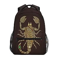ALAZA Scorpion in Steampunk School Bag Travel Knapsack Bags for Primary Junior High School