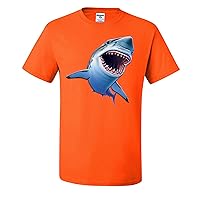 Shark Bite Swimming Animal Lover Mens T-Shirts