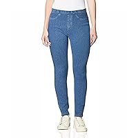No Nonsense Classic Denim Leggings-Jeggings for Women with Real Back Pockets, High Waisted Stretch Jeans