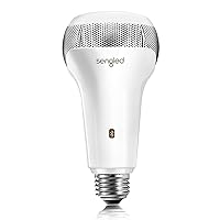 Sengled Solo JBL Speaker Light Bulb Dual Channel Dimmable LED Light App Controlled 45W Equivalent E26 Smart Timing Music Bulb, Compatible with Alexa via Bluetooth Connection