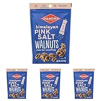 Diamond of California Himalayan Pink Salt Walnuts, 4 oz, 4 Pack