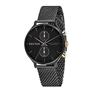Sector No Limits Mens Analogue Quartz Watch with Stainless Steel Strap R3253522001