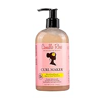 Camille Rose Curl Maker, Smoothing and Nourishing Curly Hair Gel with Aloe, for All Hair Types and Textures, 12 fl oz