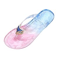 Fuzzy Thong Flip Flops Women Shoes Slip Toe Slippers Soft Soles Can Be Used For Indoor Slippers Fashion Beach Crystal Slippers Flip Flops Women Size 5