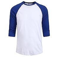 Premium 3/4 Sleeves Raglan T- Shirts Youth Slim fit Unisex Top