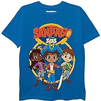 Nickelodeon Boys' Toddler Seas Tshirt-Santiago, Lorelai, Tomas, Kiko