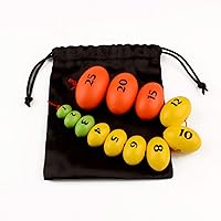 Wooden Prader Orchidometer, Prader Balls, Endocrine Rosary for Measuring Testis Scale in Clinic/Hospital, Best Gift for Endocrinologist and Pediatrician
